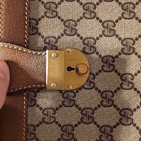 Gucci Bags Vintage Gucci Bag Brown Medium Size Poshmark